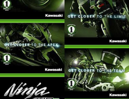 Kawasaki Europe: Bannières Publicitaires