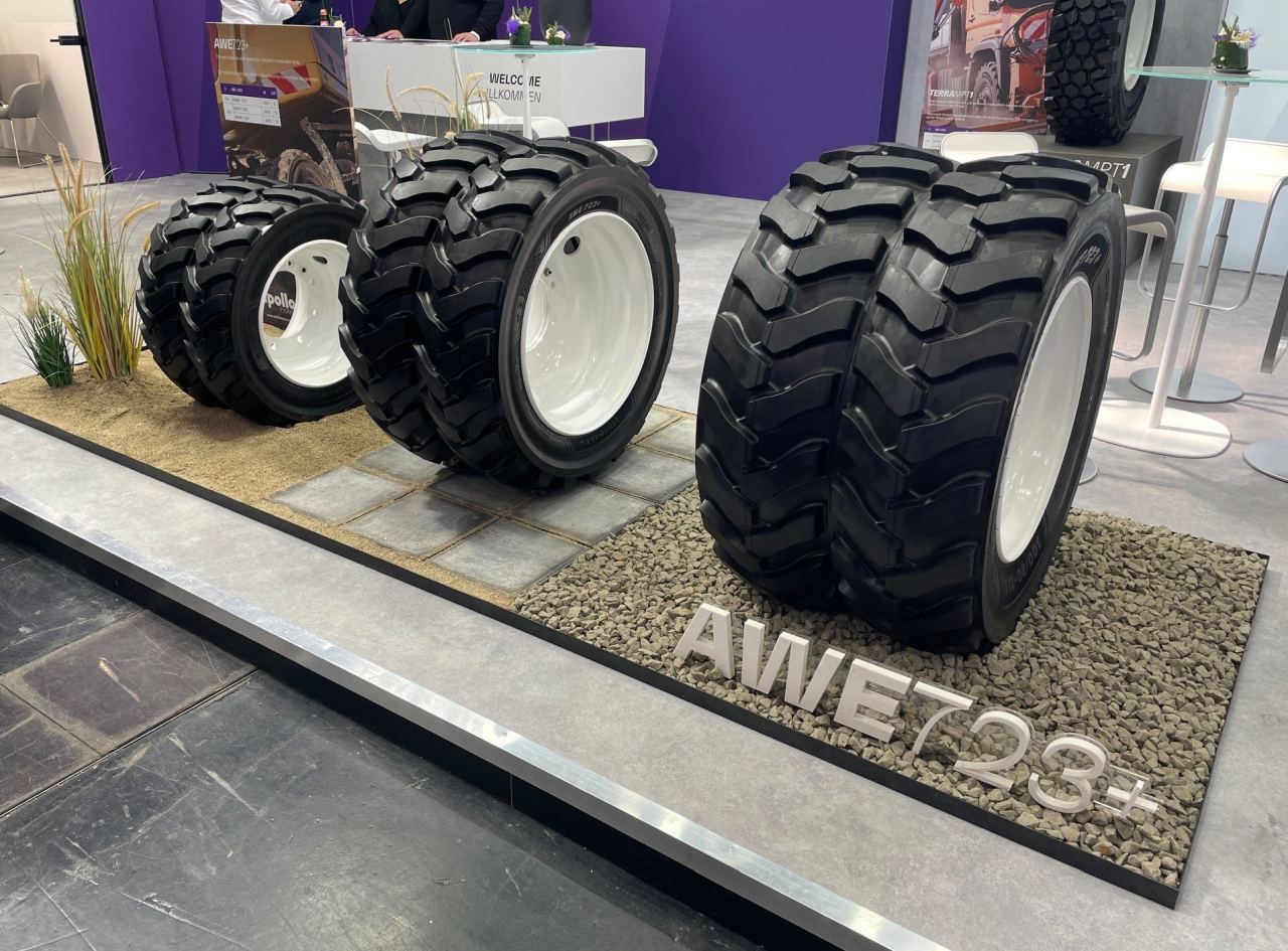 Apollo Tyres espande la gamma di pneumatici gemellati AWE 723+ per supportare escavatori compatti e di medie dimensioni