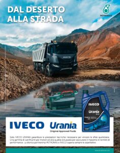 Campagna pubblicitaria PETRONAS Iveco Urania