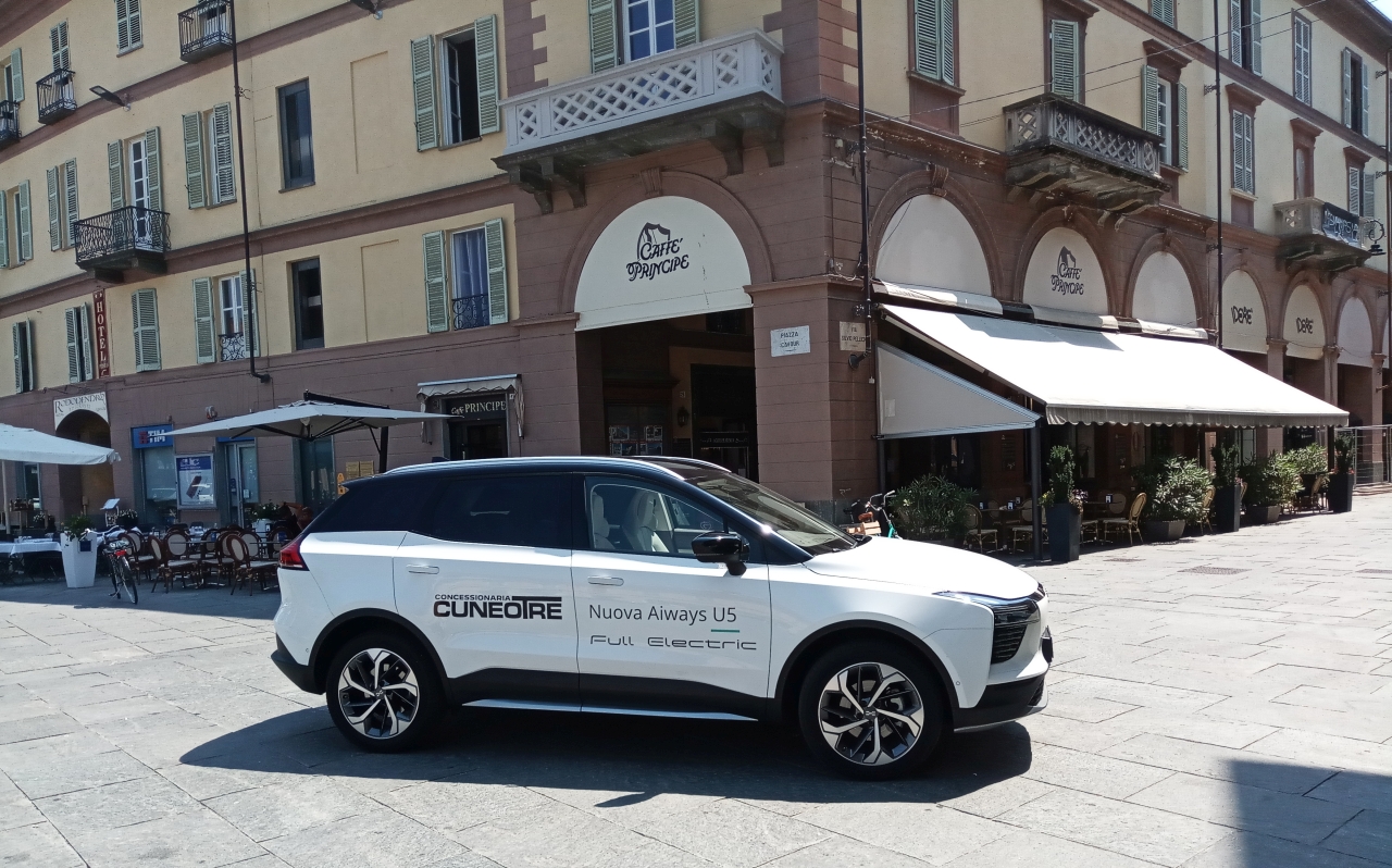 Aiways U5 apripista del Rally Storico Valli Cuneesi 2022