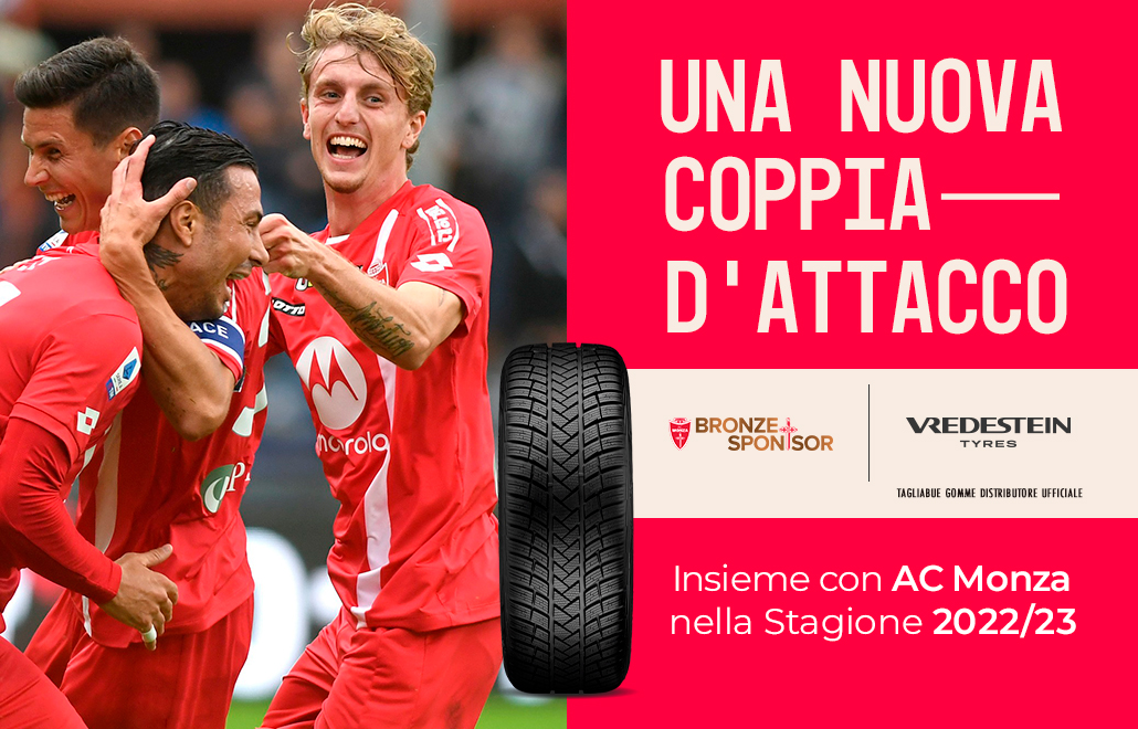 Tagliabue Gomme e Vredestein con il Monza Calcio