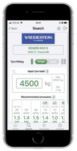Vredestein Agro Tyre Pressure