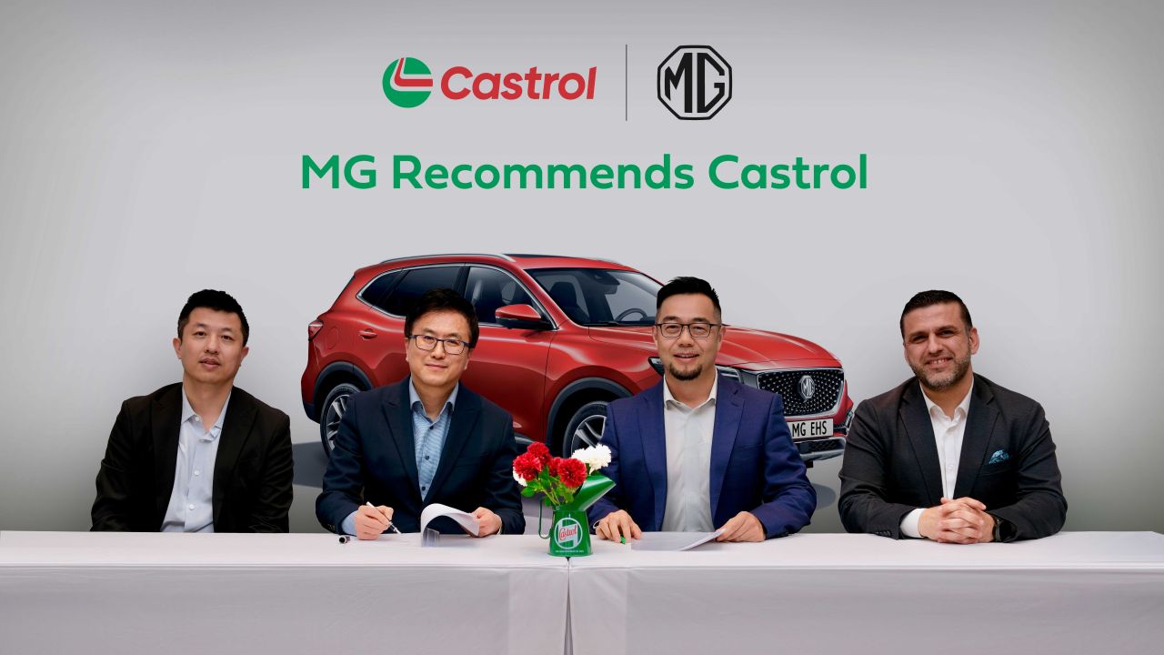 Castrol e MG: Accordo lubrificante cobrandizzato