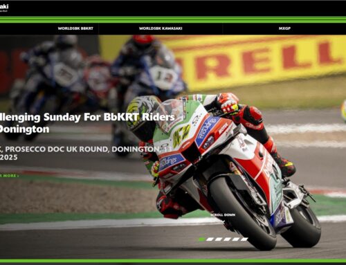 Content update, providing e management per Kawasaki Racing 2025