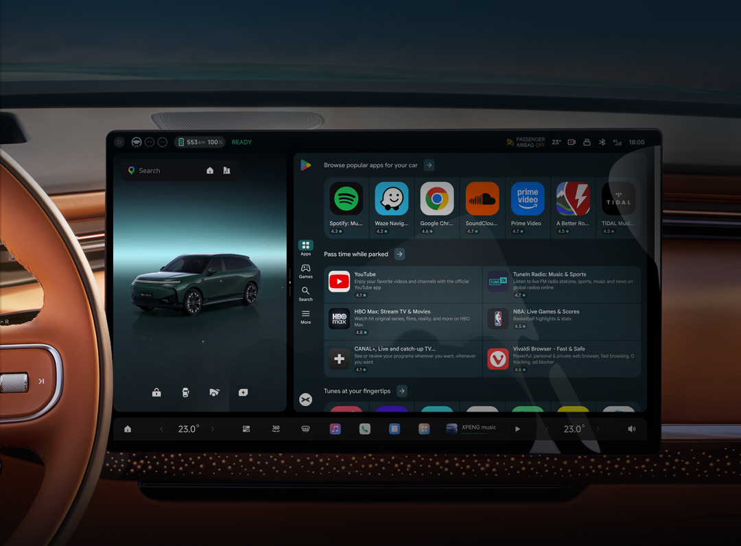 XPENG Welcomes Google Play